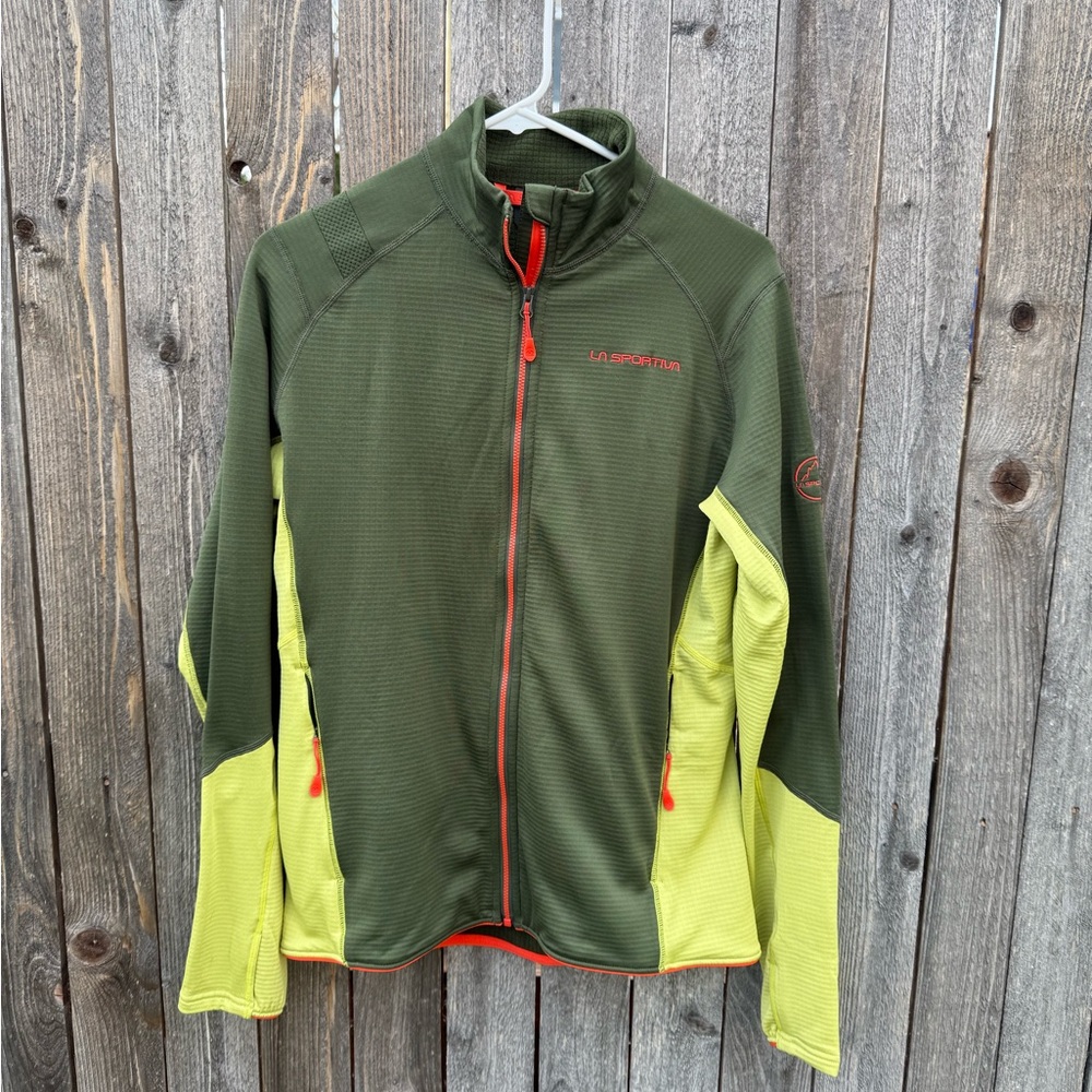 La Sportiva Women’s Chill Thermal Light Grid Fleece Green NWOT Size L
